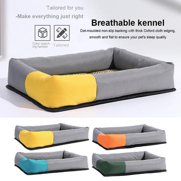 Universal Pets Washable Cooling Mat Summer Pad Breathable Blanket Blue L