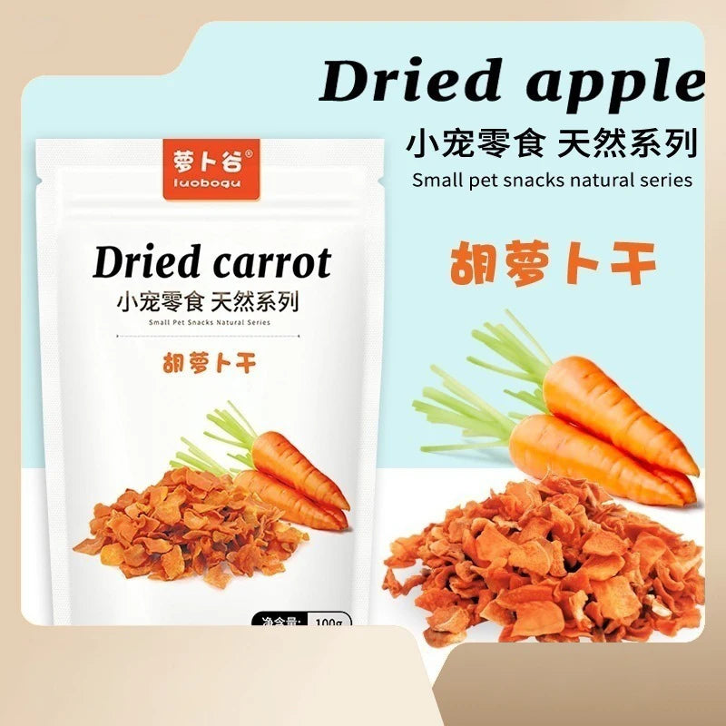 dehydrated dried carrot 100g rabbit snacks chinchilla guinea pig dried vegetables nutritious snacks