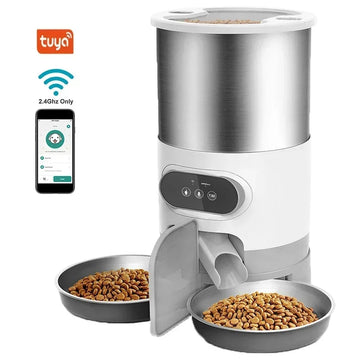 Smart Pet Feeder Automatic Cat Feeder Dog Slow Food Machine With Timed Quantitative Automatic Cat Food Dispenser Cat Dog Bowl