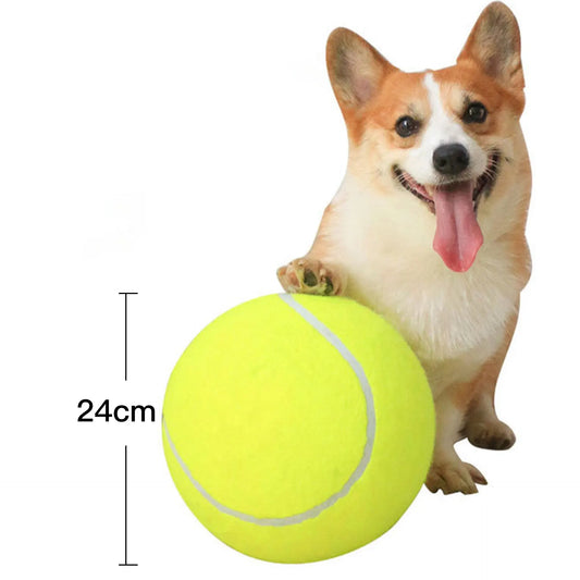 7/8/9.5Inch Dog Tennis Ball Giant Pet Toys for Dog Chewing Toy Signature Mega Jumbo Kids Ball Training Supplies Dropship Plush