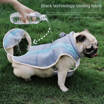 Dog Vest Cool Clothes Pet Summer Cooling Clothes Breathable Heat Resistant Vest Cool Dog  Cool Clothes