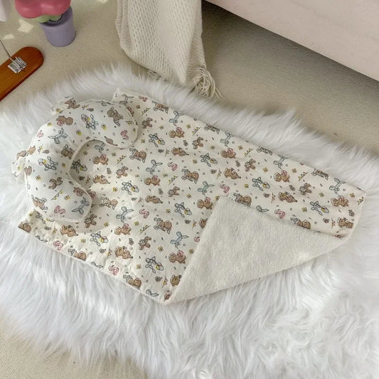 Printed Dog Blanket Pet Blanket Warm Dogs and Cat Teddy Small and Medium-sized Dog and Cat Litter Pad Dog Pillow Sofa Bed