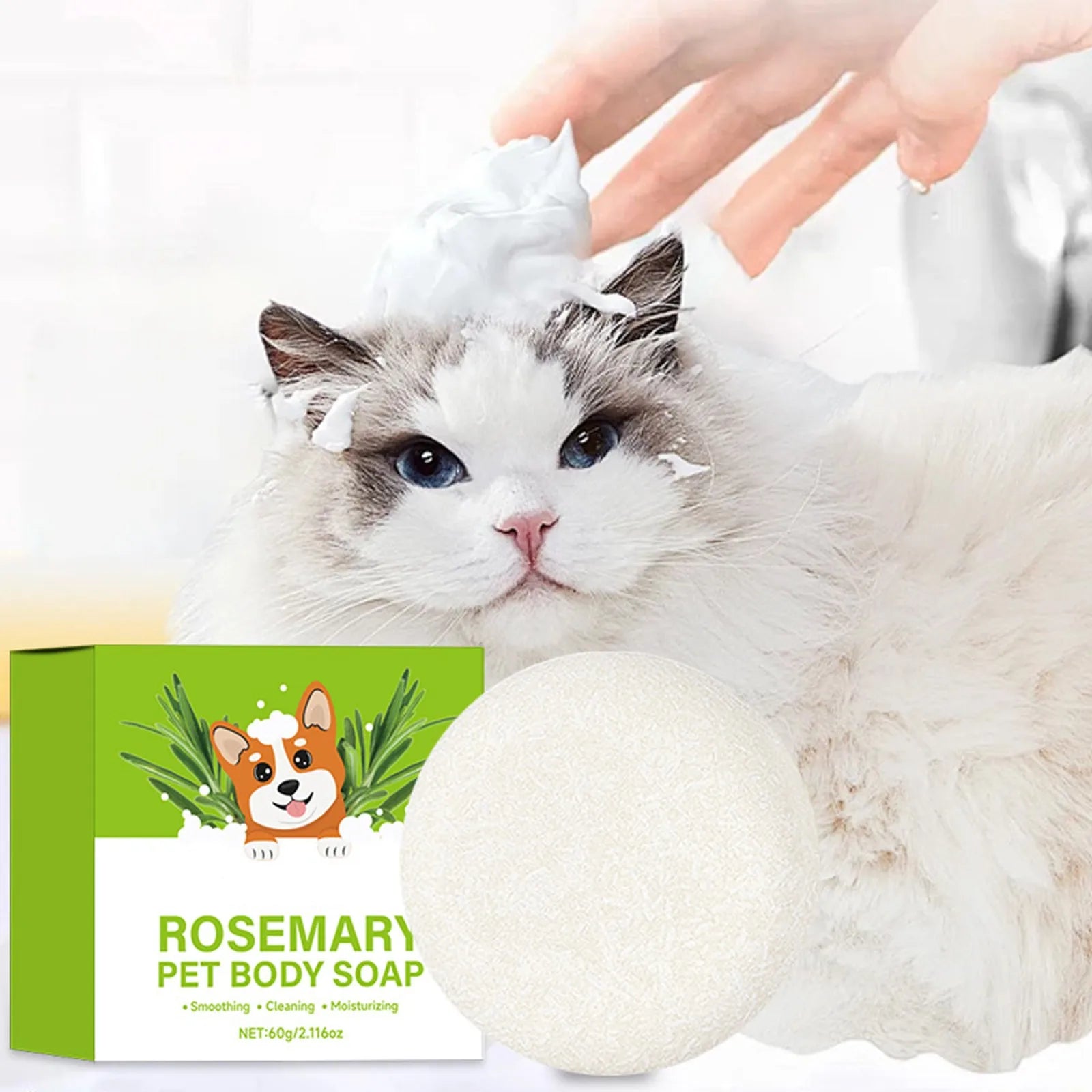 Dog Cat Body Shampoo Wash Pet Soap Black Chin Softening Remove Odor Botanical Ingredients Conditioner Pet Cleaning Products