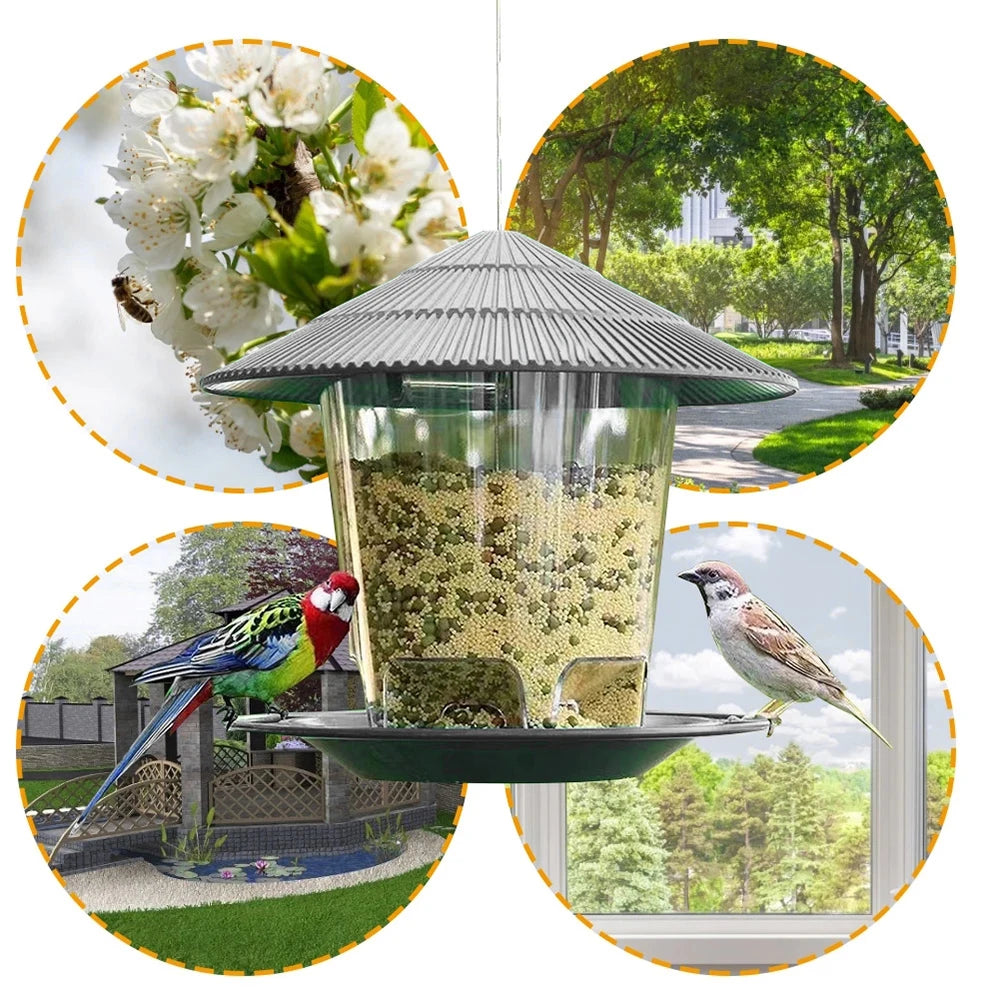 3/2/1PCS Bird Feeder Hanging Easy Clean and Fill Outdoor Large Capacity for Garden  Outside Decoration Outdoors Squirrel Proof