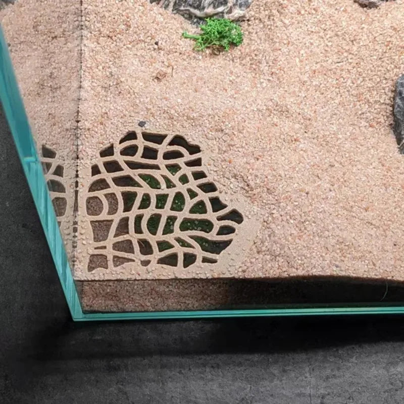 Aquarium Hidden Cave Shelter for Small Fish and Shrimp Breeding Rest Play, Underground Cave,Fish Tank Landscape Decoration