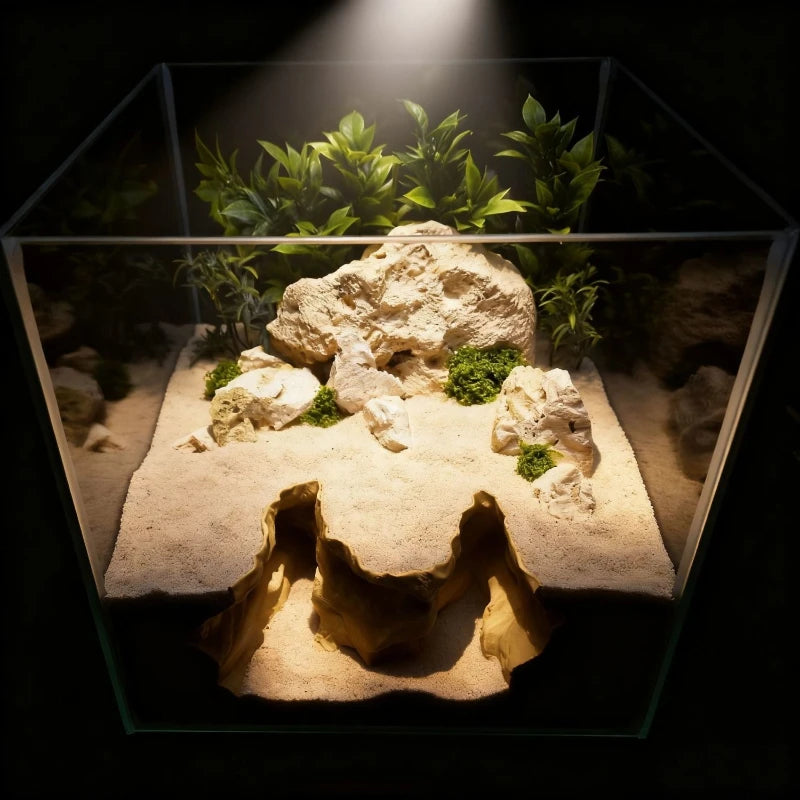 Hiding House for Fish,Shrimp and Reptiles,Landscaping Ornament,3D-Printed Aquarium Decoration,Fish & Aquatic Pet Supplies