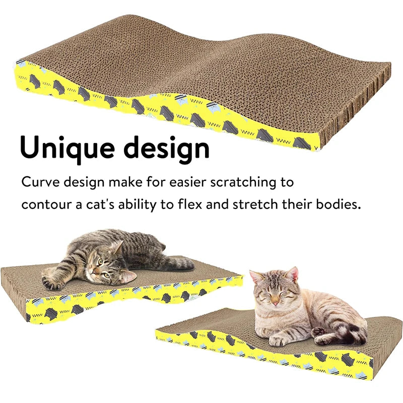 Pet Cat Scratching Corrugated Board cat scraper sharpening claw scratch-resistant cat scratch board Cat toy sofa cushion bed