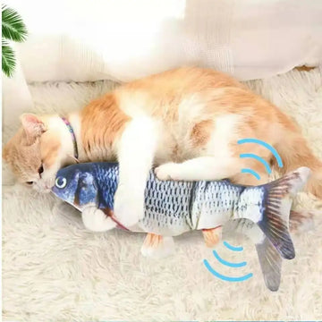 Cat USB Charger Toy Fish Interactive Electric floppy Fish Cat toy Realistic Pet Cats Chew Bite Toys Pet Supplies Cats dog toy