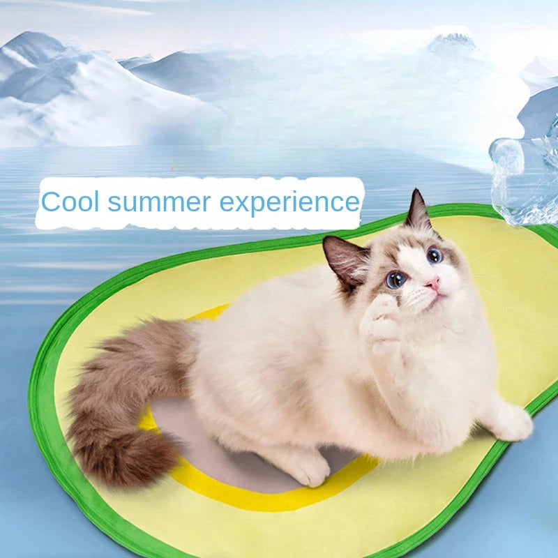 Pet Cooling Pad Summer Cool Ice Cream Avocado Strawberry Pet Mat Cooling Pet Pad