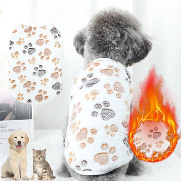Flannel Dog Sweater Vest, Winter Warm Pullover for Small Dogs Cats, Christmas Pet Clothing for Chihuahua Yorkshire